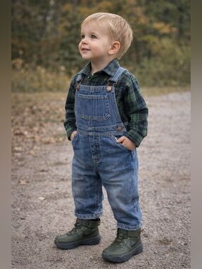 Nike Goaterra 2.0 Boots (sz. 2) green boots, boys boots